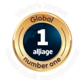 Selo Word Largest Global Alliage