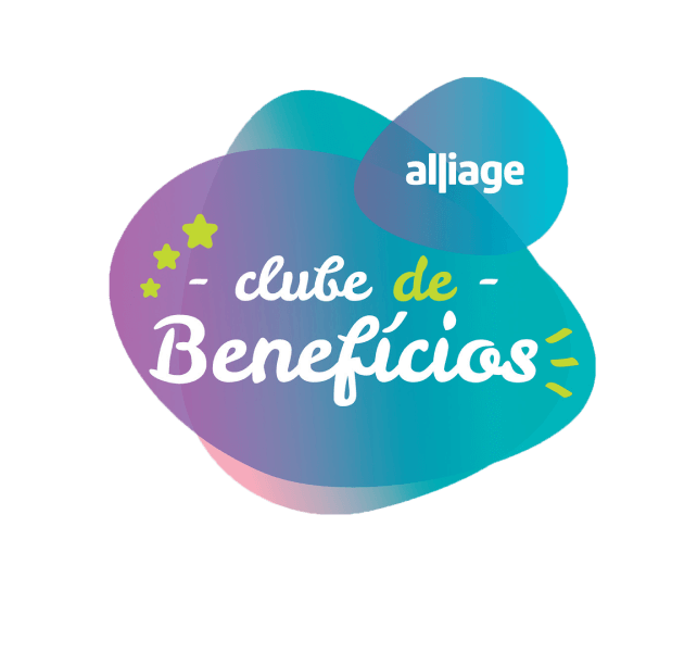 Logo da Alliage escrito Clube de Beneficios