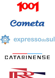 Logo das empresas 1001, expressodoSul, Cometa, Catarinense e IRR