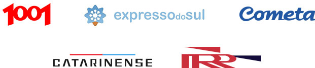 Logo das empresas 1001, expressodoSul, Cometa, Catarinense e IRR