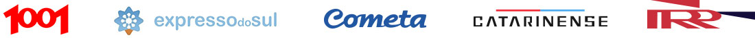 Logo das empresas 1001, expressodoSul, Cometa, Catarinense e IRR