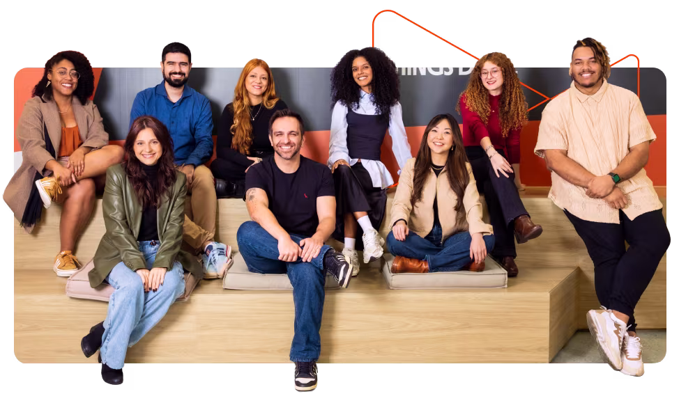 Jovens reunidos
