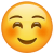 Emoji de rostinho sorrindo