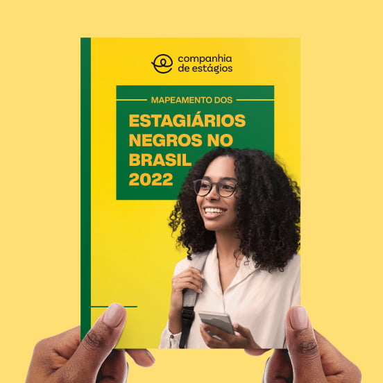 Capa do e-book 'Mapeamento dos Estagiários Negros no Brasil 2022'