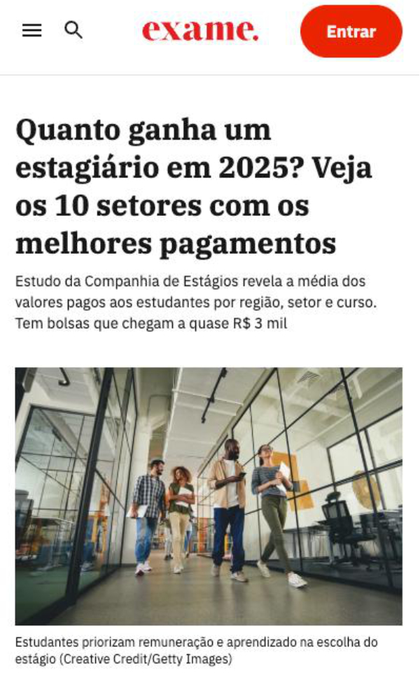 ¿Cuánto gana un pasante en 2025? Conoce los 10 sectores con los mejores salarios Cover