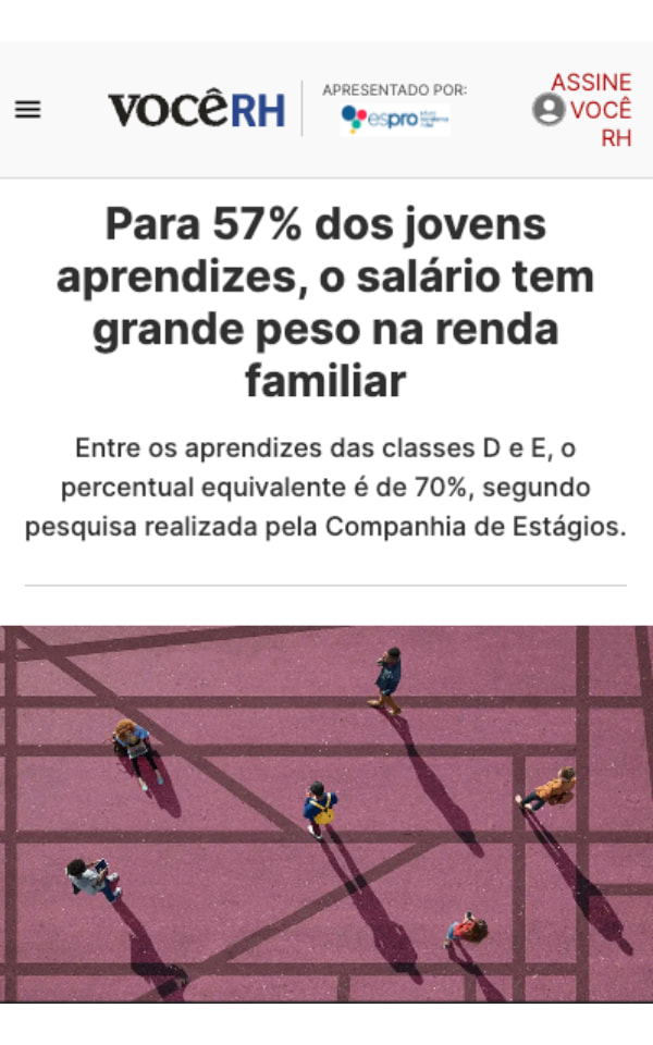 Para el 57% de los jóvenes aprendices, el salario tiene un gran peso en los ingresos familiares Cover